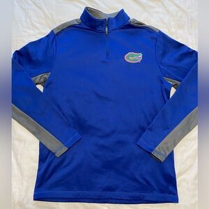 New men’s Fanatics Florida Gators long sleeve quarter zip pullover size L